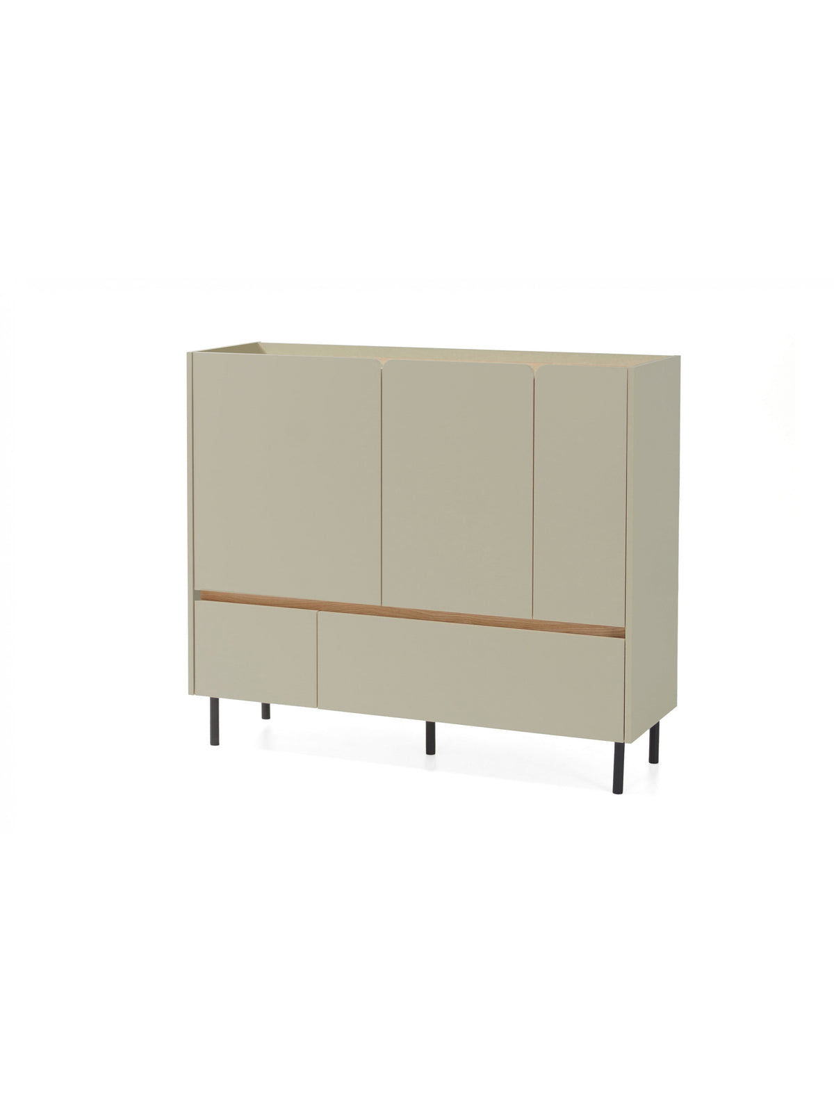 Komoda Altea 120 cm z szufladami w kolorze eukaliptus i dąb baltic dune, nowoczesna