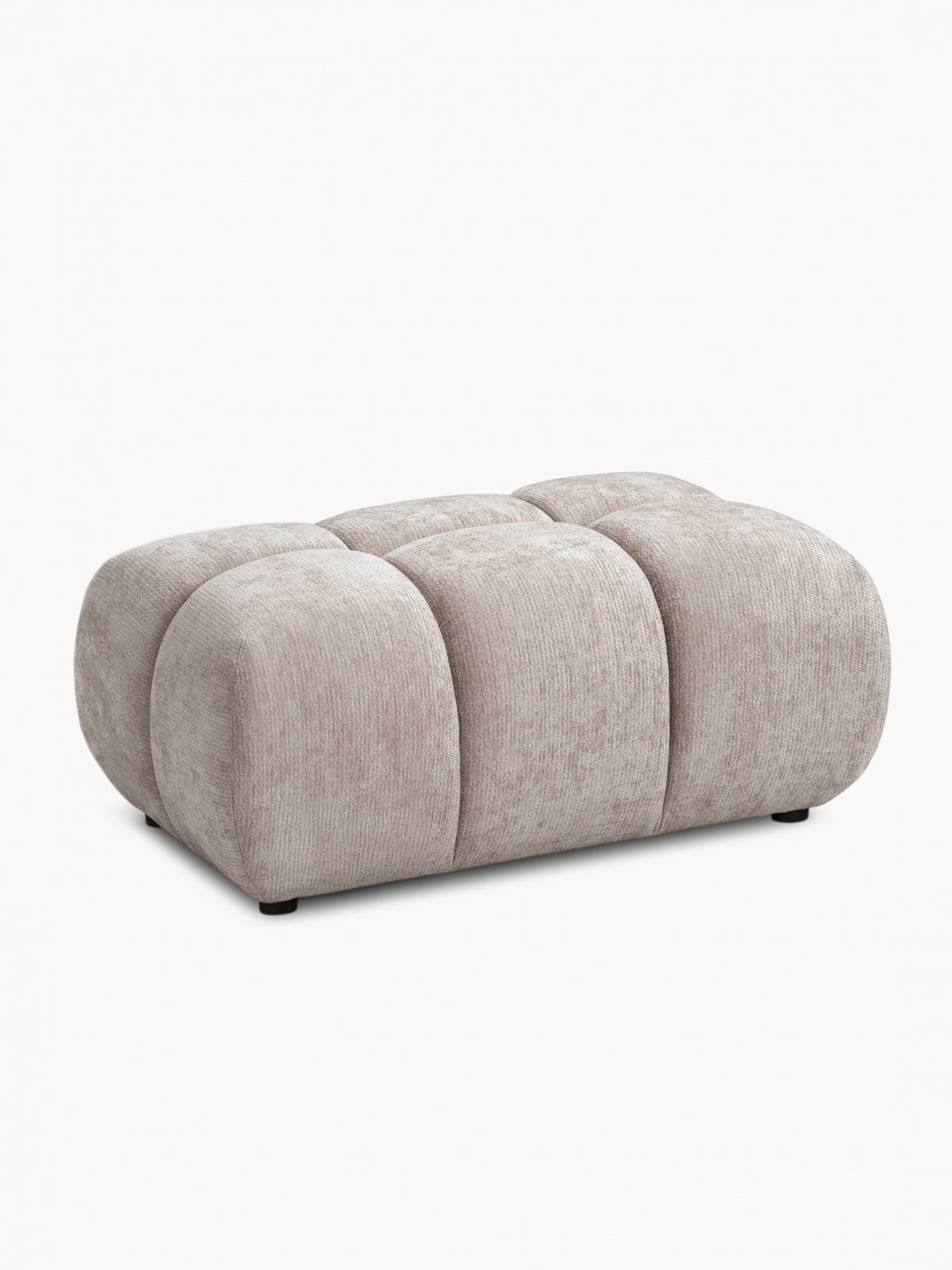 Pufa tapicerowana Lutario Mini - beżowy szenil Vibe 08