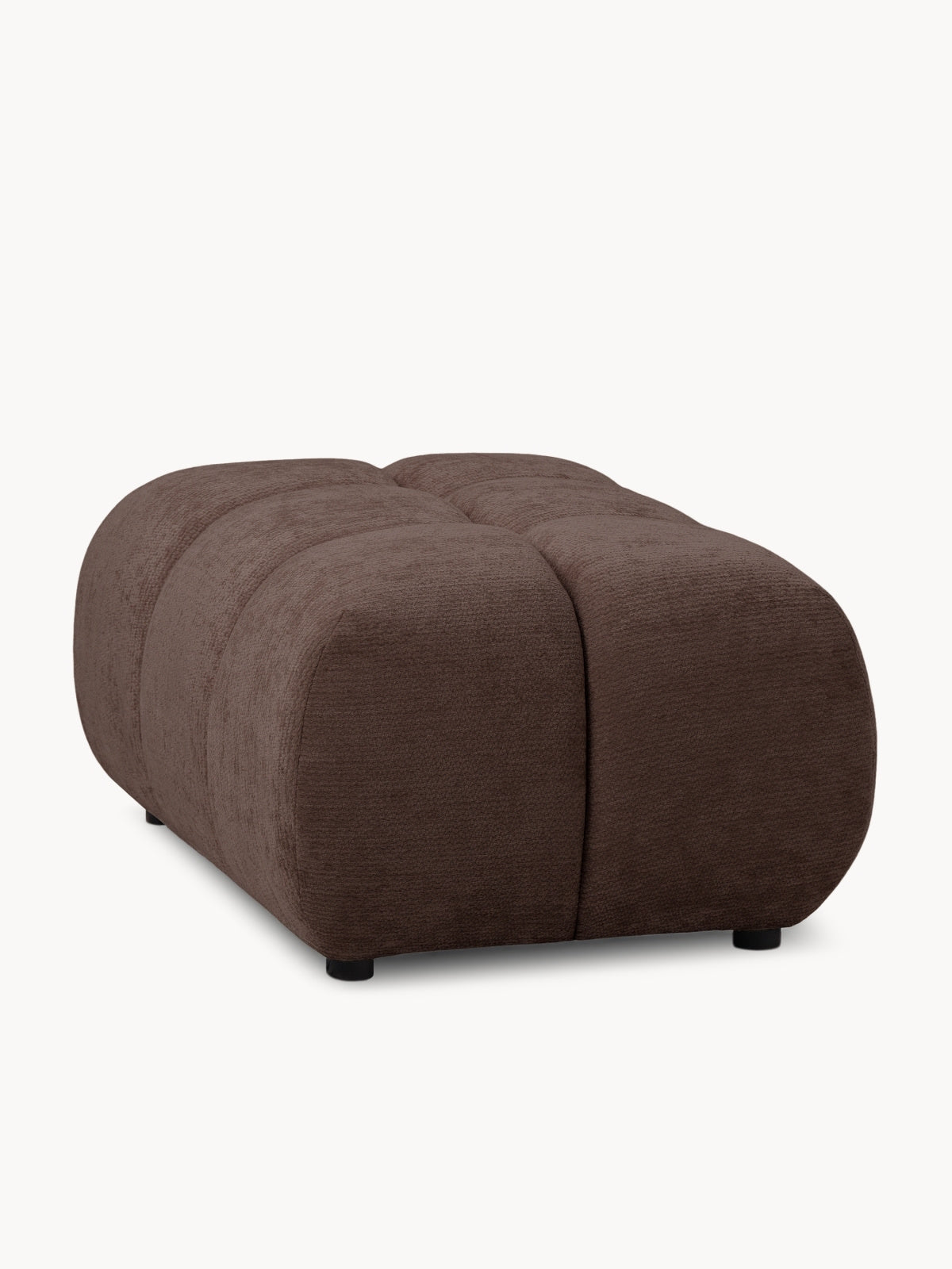 Pufa tapicerowana Lutario Mini - brązowy szenil Vibe 26