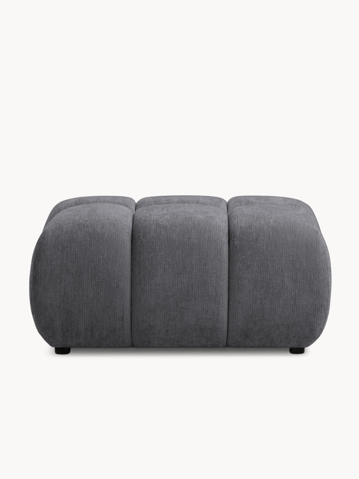 Pufa tapicerowana Lutario Mini - szary szenil Vibe 95