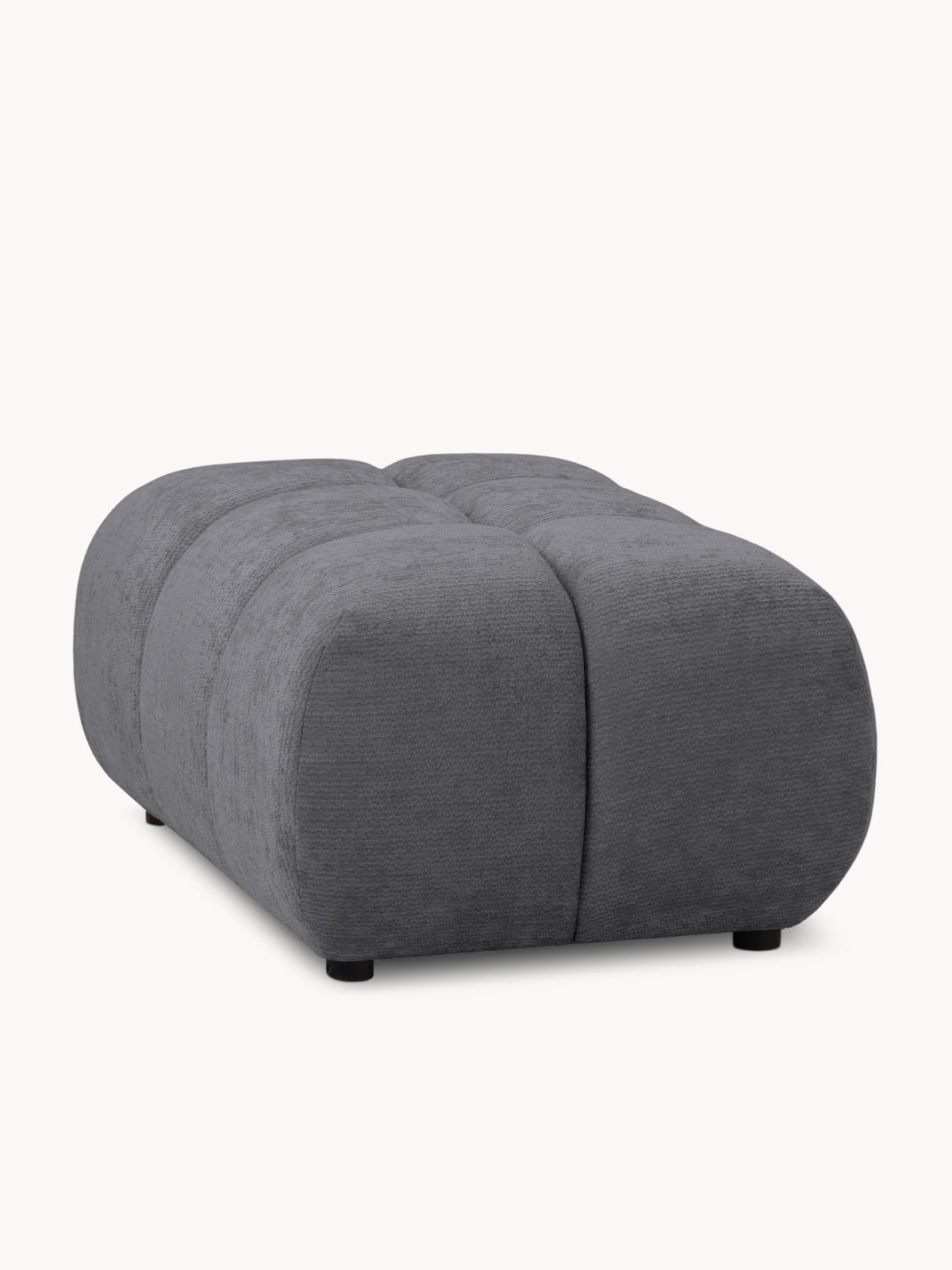 Pufa tapicerowana Lutario Mini - szary szenil Vibe 95