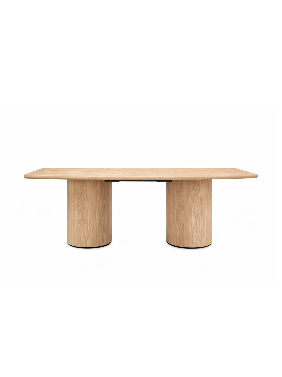 Stół prostokątny Tovira rozkładany 200-300x100 cm dąb naturalny, nowoczesny, ujęcie frontalne