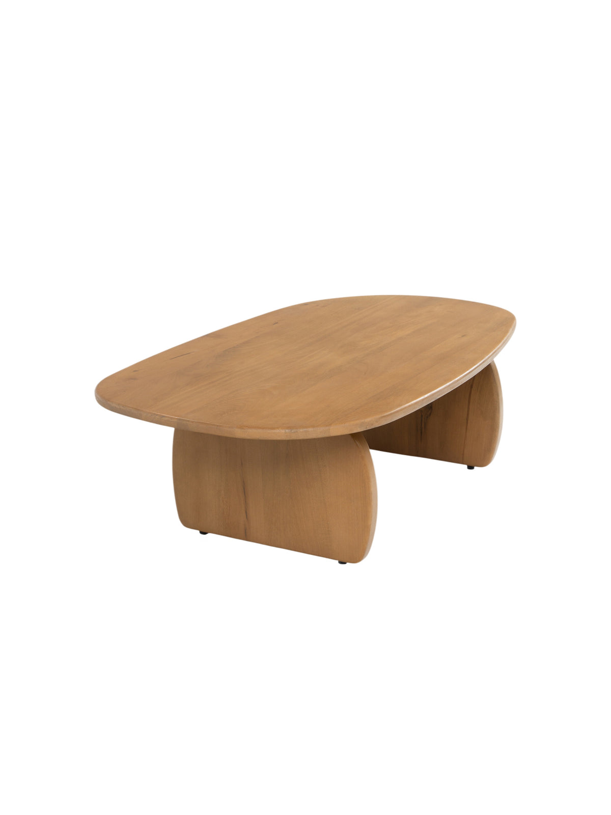 Stolik kawowy Moku owalny 110x70 cm - drewno mango Naturalny