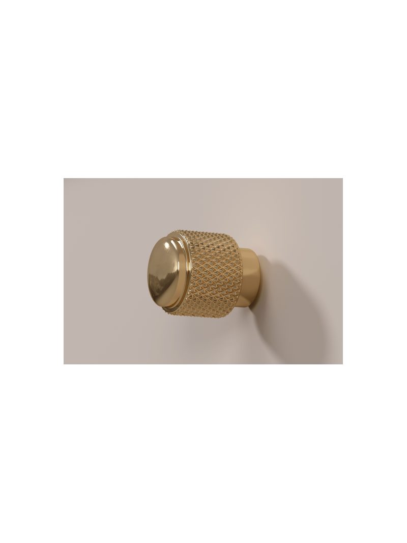 Złoty metalowy uchwyt meblowy szafy Lorini 150 cm w kolorze kaszmir