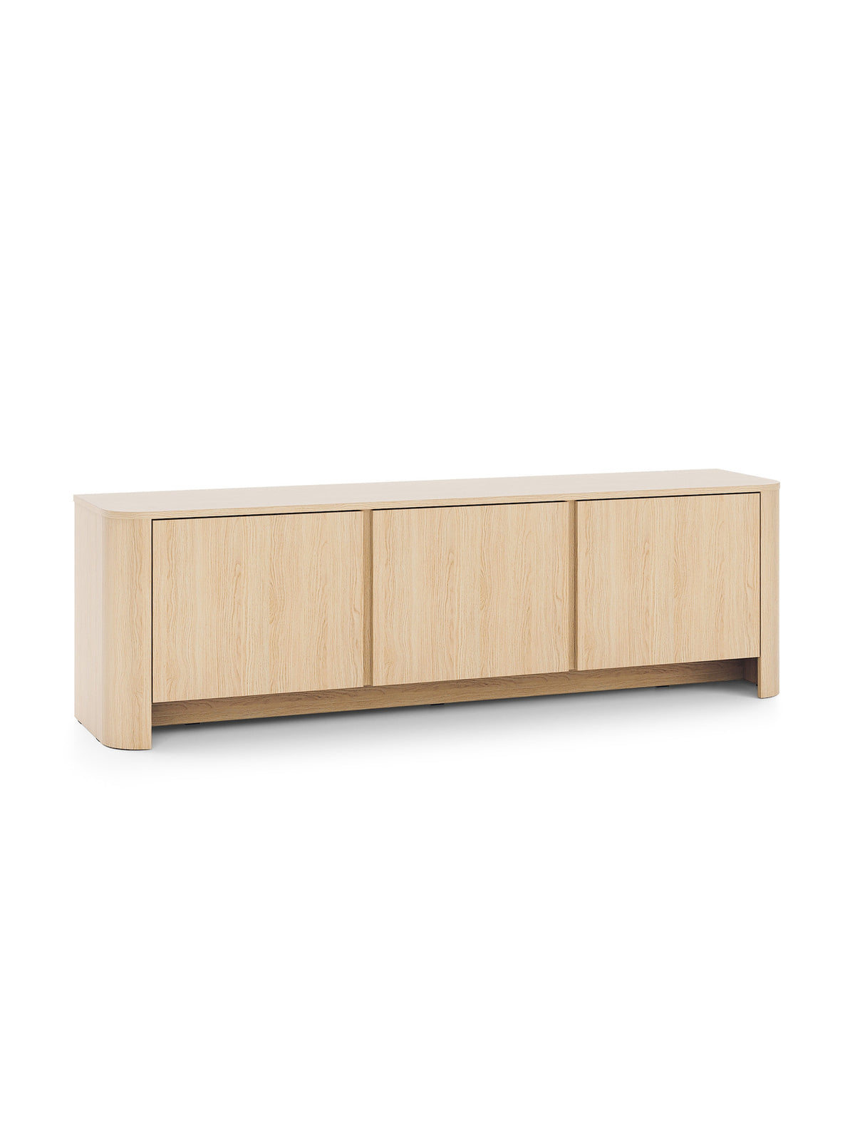 Szafka RTV Sorrenti 168 cm w kolorze dąb vicenza z trzema drzwiczkami
