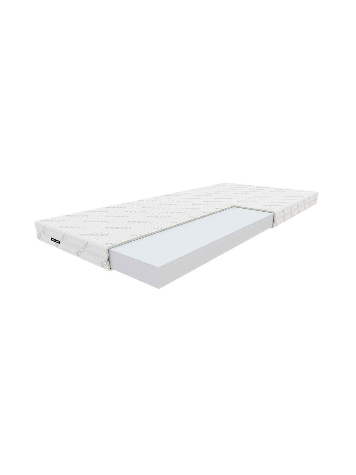 Materac piankowy dziecięcy Salmi 90x190 cm z białym pokrowcem bawełniano-poliestrowym