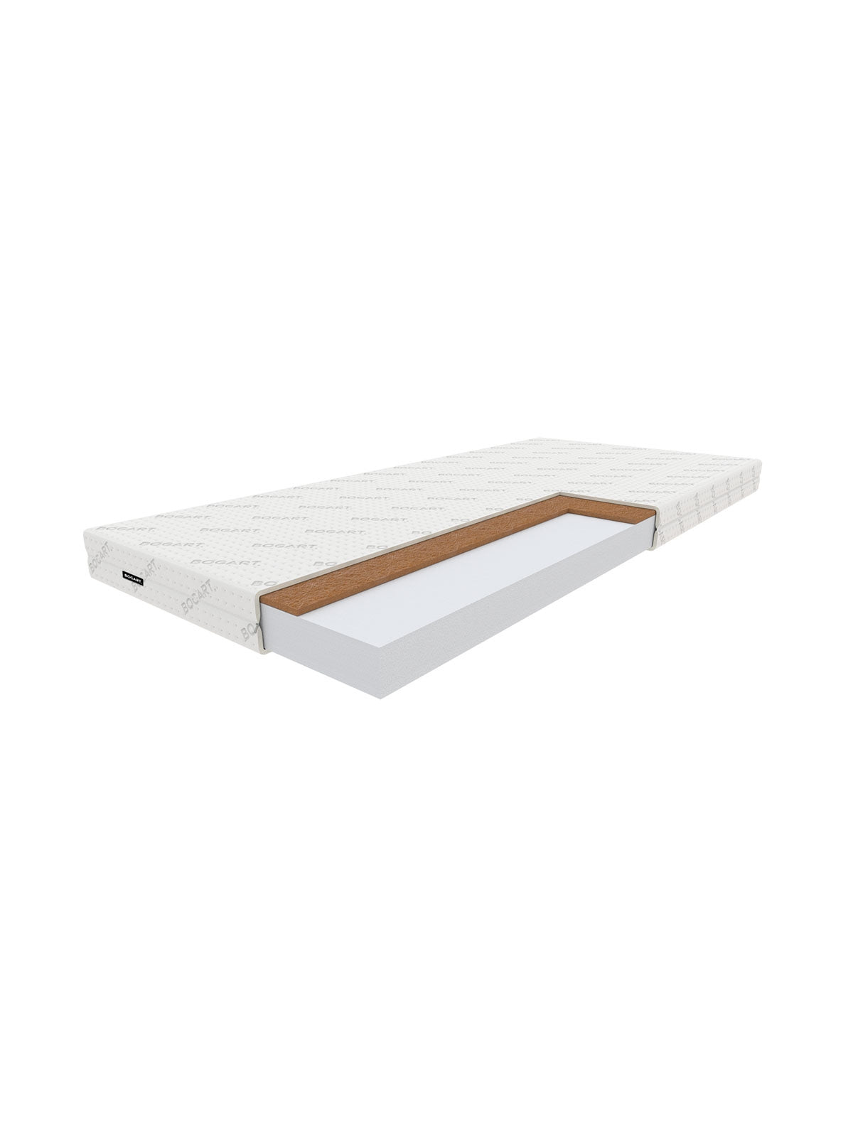 Materac kokosowo piankowy Noli 90x200 cm dwustronny z bawełnianym pokrowcem
