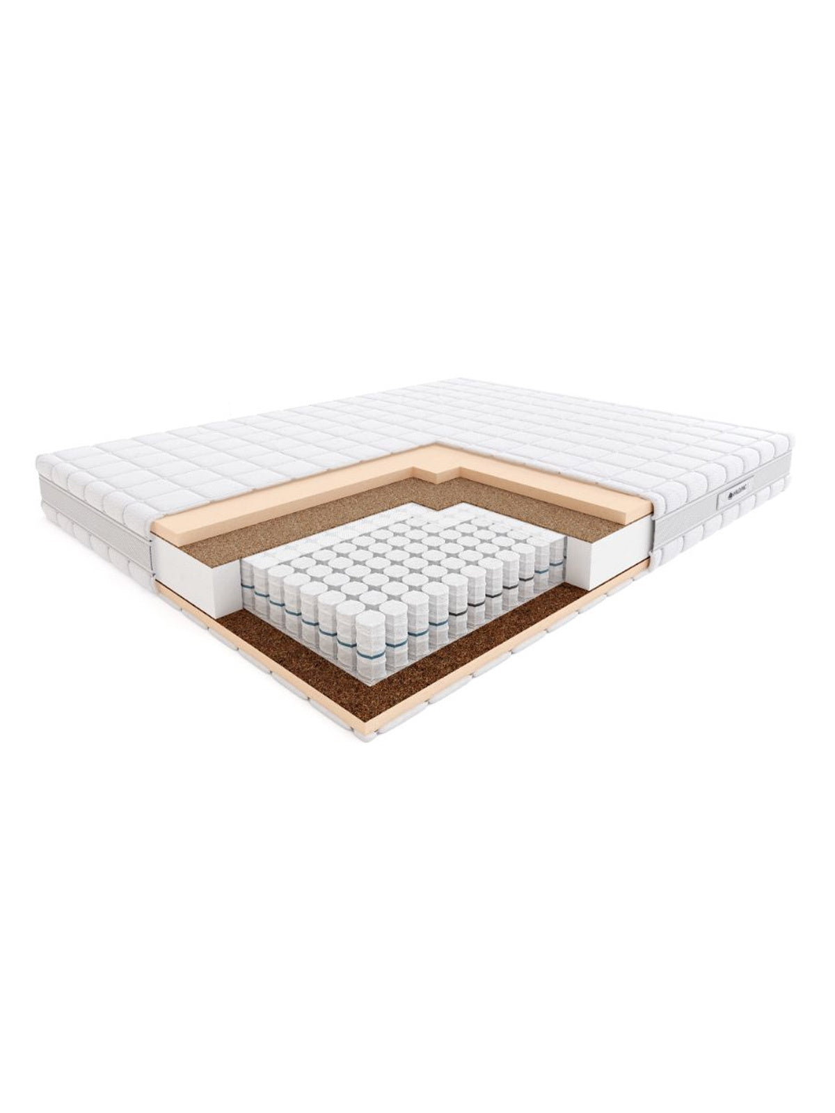 Materac sprężynowy Pasodoble medyczny 180x200 z 7-strefową sprężyną kieszeniową i wkładem kokosowym
