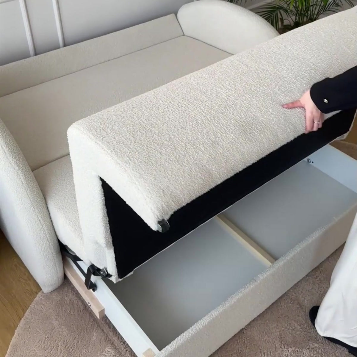 Pojemny schowek na pościel