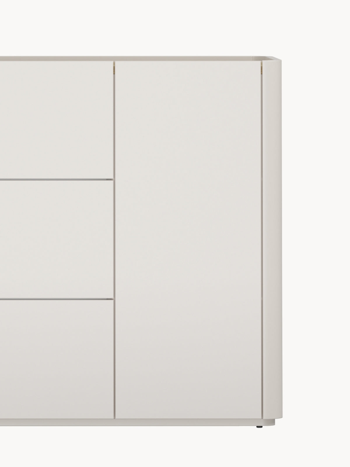 Komoda Elivo 150 cm z szufladami - kaszmir / dąb olejowany