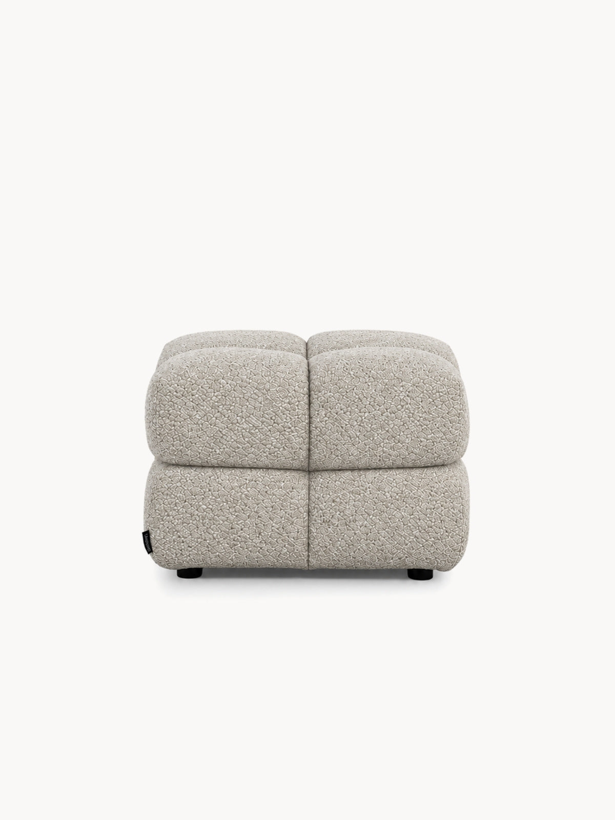 Pufa Magnelio Mini - beżowa tkanina Allegro Toffee