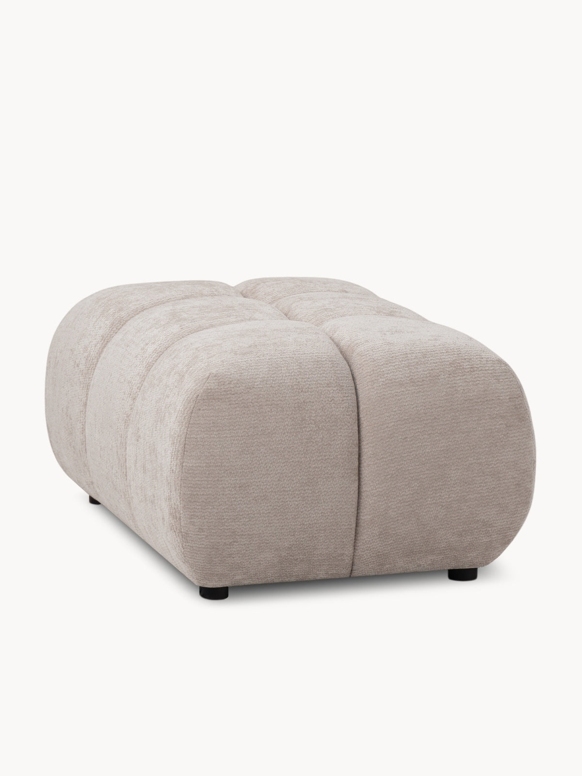 Pufa tapicerowana Lutario Mini - beżowy szenil Vibe 08