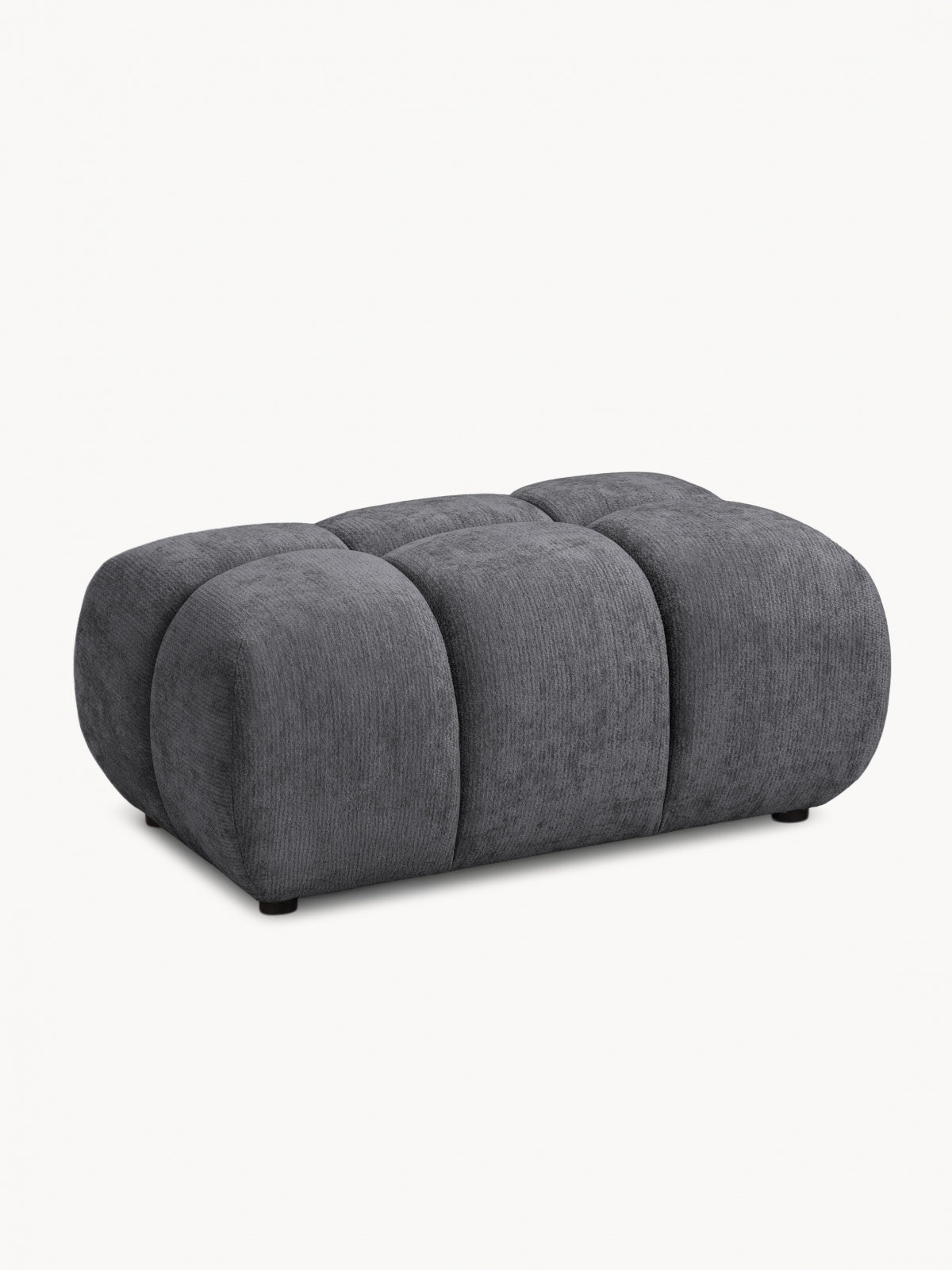 Pufa tapicerowana Lutario Mini - szary szenil Vibe 95