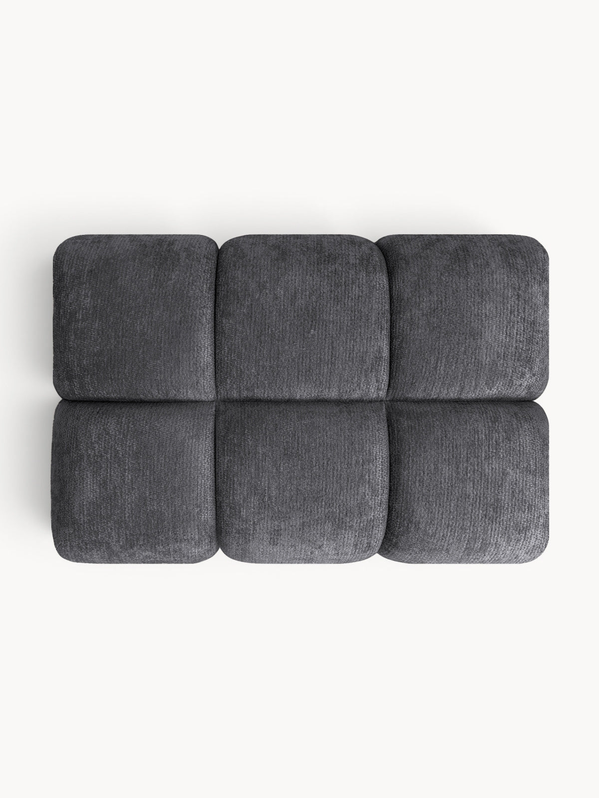 Pufa tapicerowana Lutario Mini - szary szenil Vibe 95