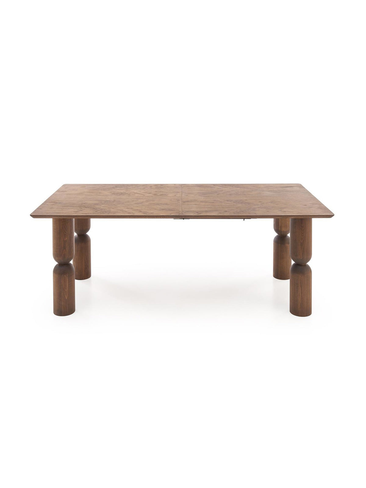 Stół rozkładany Lavenor 200-300x101 cm w kolorze jasny orzech, prostokątny blat, drewniane nogi