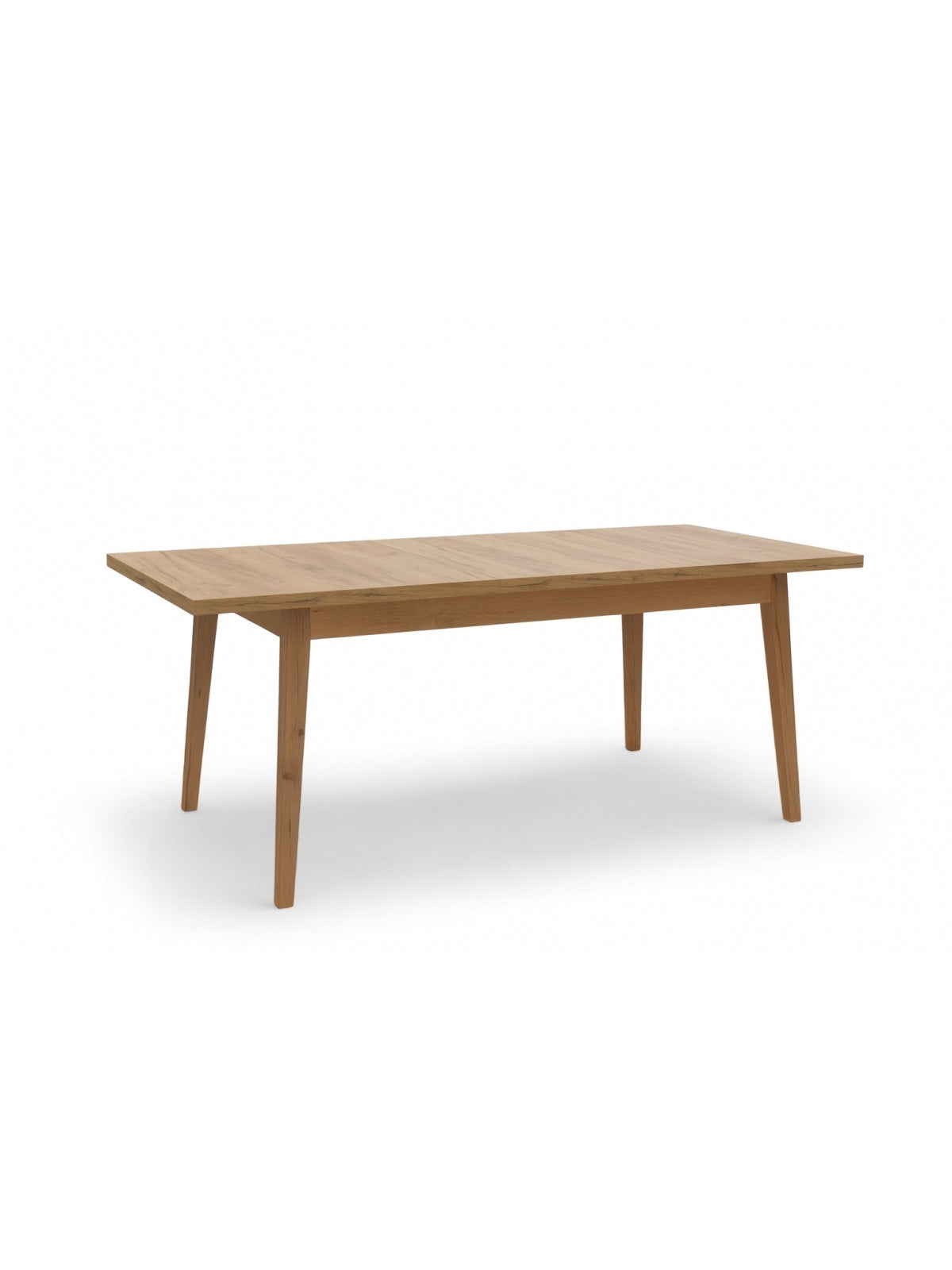 Stół rozkładany Paris 140-180x80 cm drewniany z laminowanym blatem w kolorze brązowym