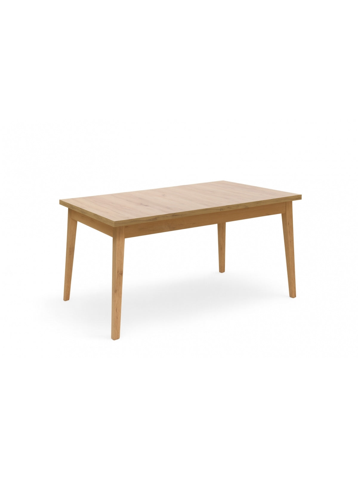 Stół rozkładany Paris 140-180x80 cm drewniany brązowy z laminowanym blatem