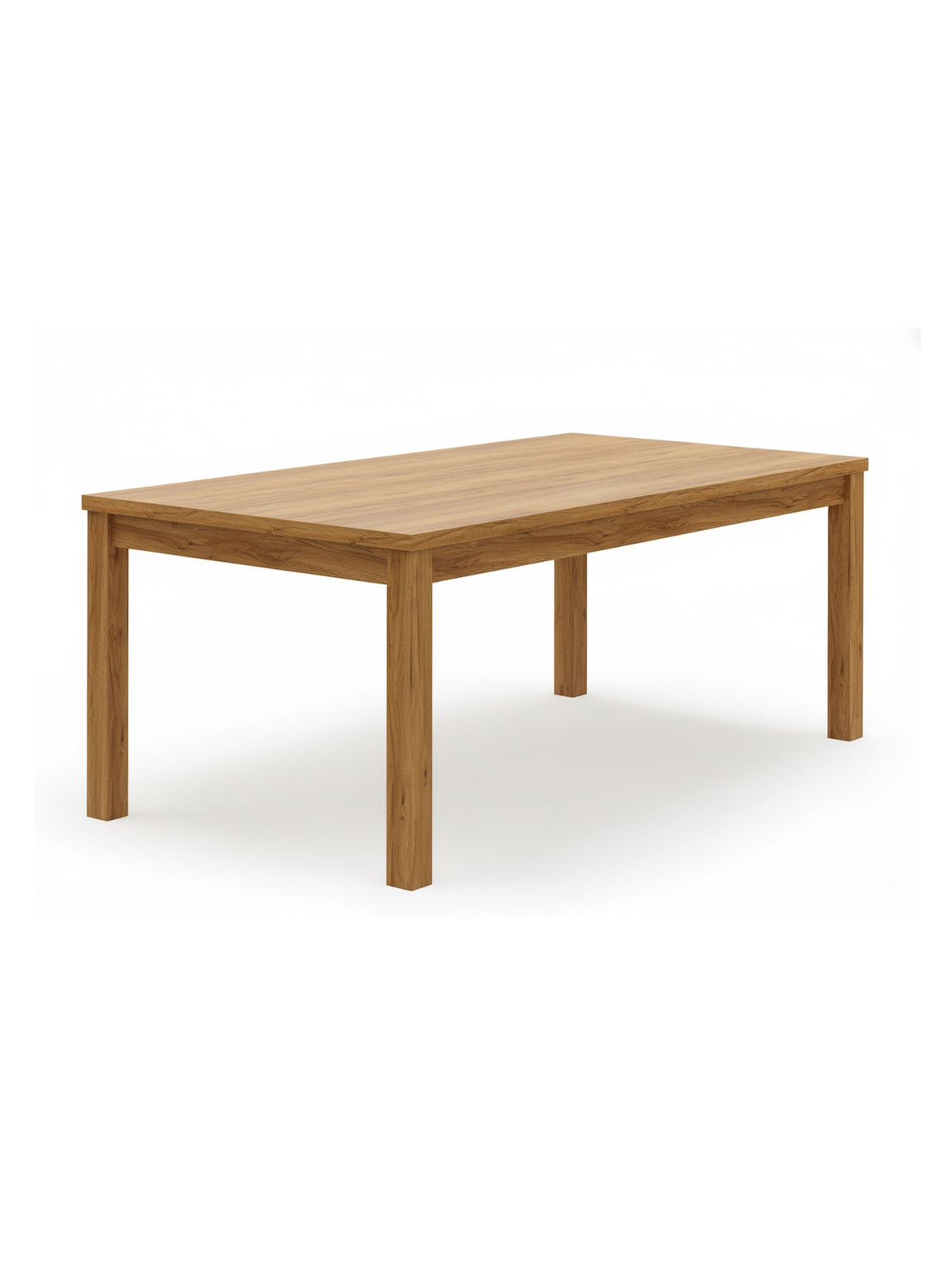 Stół rozkładany Werona 160-240x90 cm z drewnianym blatem i nogami w stylu Mid-Century Modern