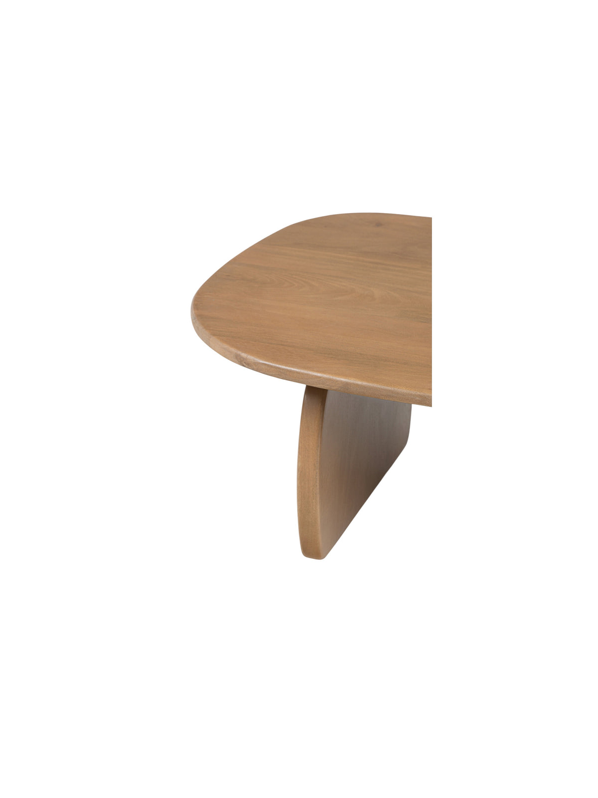 Stolik kawowy Moku owalny 110x70 cm - drewno mango Naturalny