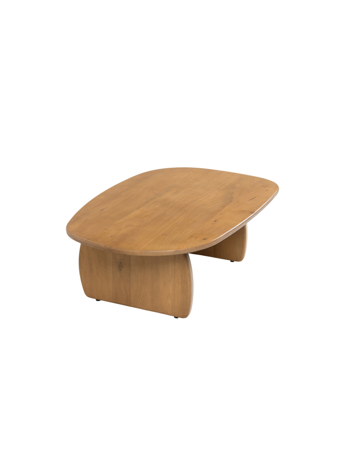 Stolik kawowy Moku owalny 110x70 cm - drewno mango Naturalny