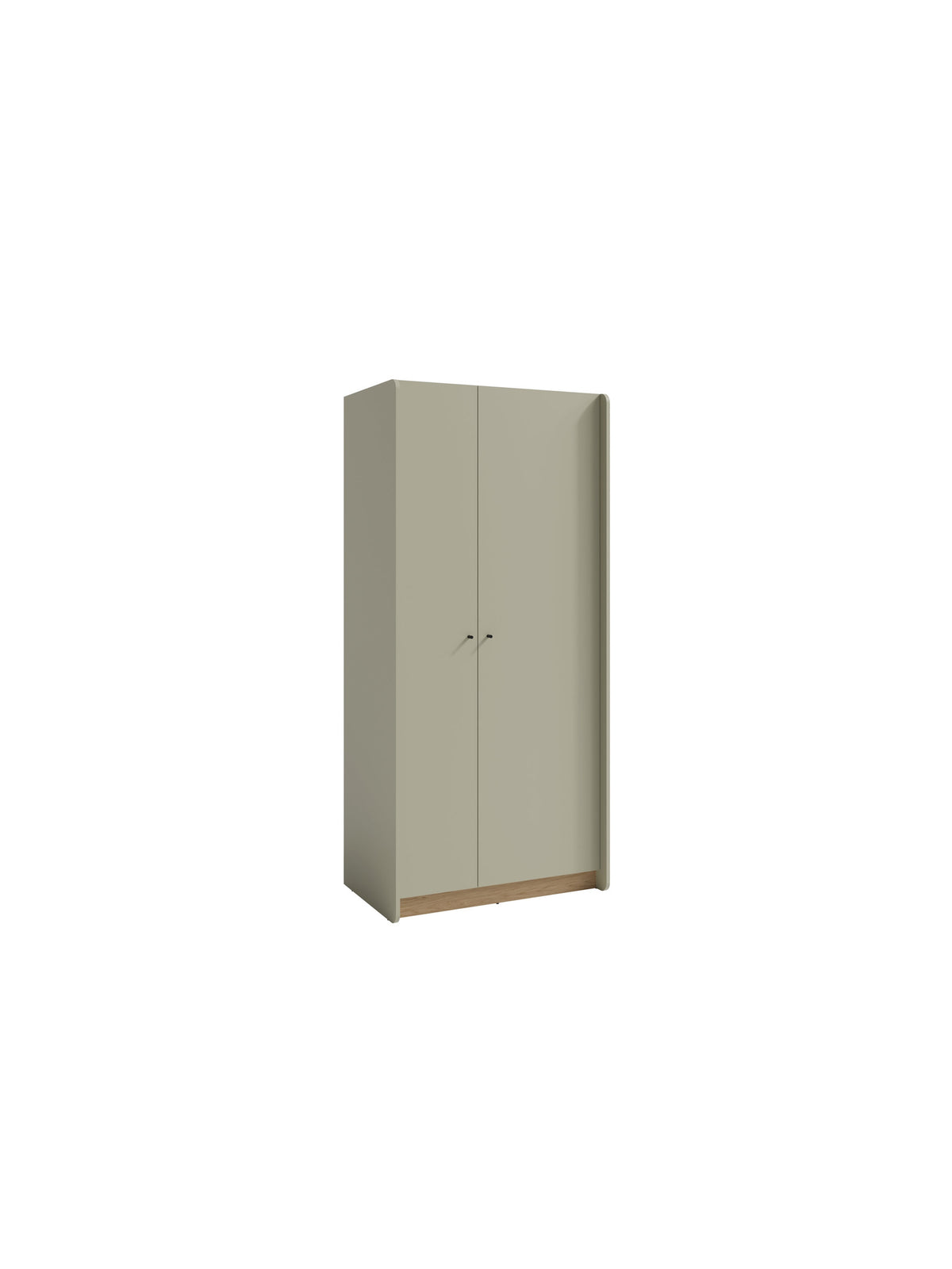 Szafa Fiorenza 90 cm w kolorze eukaliptus z frontem dąb baltic dune, 2-drzwiowa